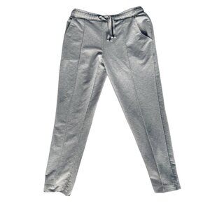 Bogner Women's Sz M (US 8) Christy Gray Pleated Lightweight Stretch Pants